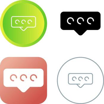 Comment Alt Vector Icon