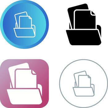 icono de vector de documento