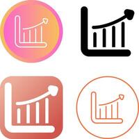 Chart Arrow Grow Vector Icon