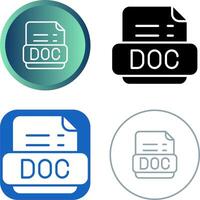 icono de vector de documento