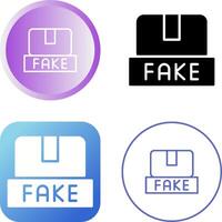 Counterfeit Products Vector Icon