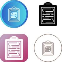 Clipboard Vector Icon