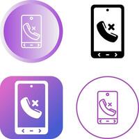 Missed Call Vector Icon