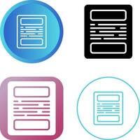 Document Vector Icon