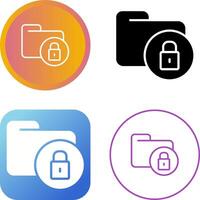 Secure Folder Vector Icon