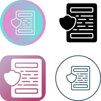 Document Vector Icon