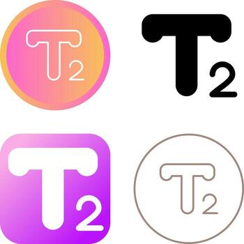 Subscript Vector Icon