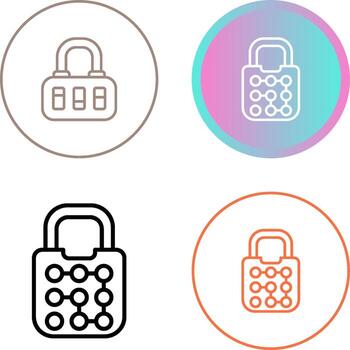 icono de vector de bloqueo de patrón