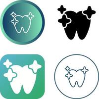 icono de vector de dientes