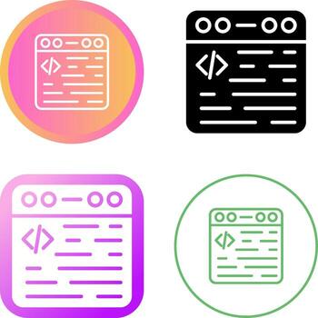 Browser Vector Icon