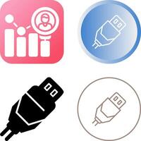 Usb Cable Vector Icon