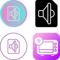 Audio File Vector Icon