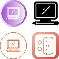 Desktop Computer Vector Icon