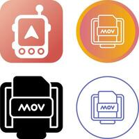 Mov File Vector Icon