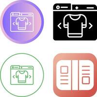 Clothing Store Vector Icon