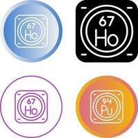 Chemical Element Vector Icon