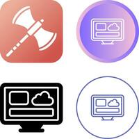 Desktop Vector Icon