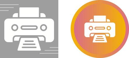 icono de vector de impresora