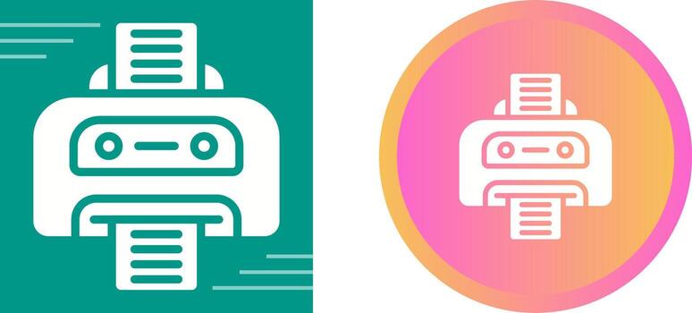 icono de vector de impresora