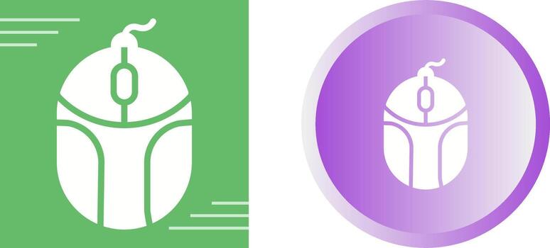 icono de vector de ratón de computadora