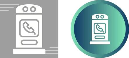 Phone Booth Vector Icon