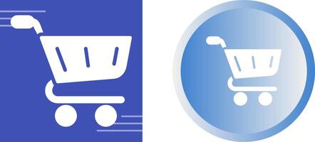 icono de vector de carrito de compras