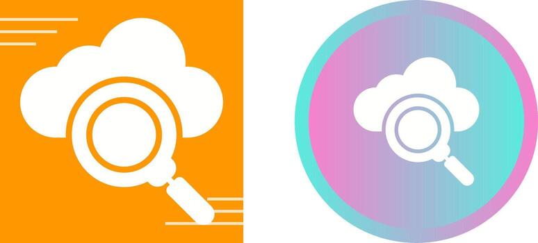 Cloud Server Vector Icon