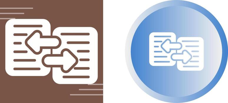 Data Transfer Vector Icon