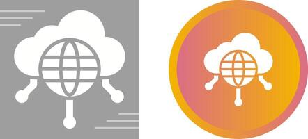 Public Cloud Vector Icon