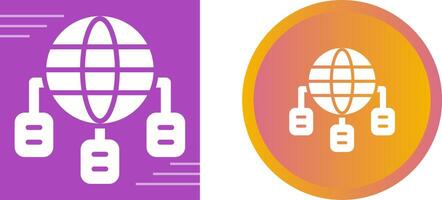 Network as a Service Vector Icon