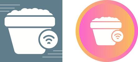 Smart Plant Pot Vector Icon