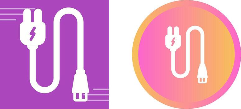 Monitor Cable Vector Icon