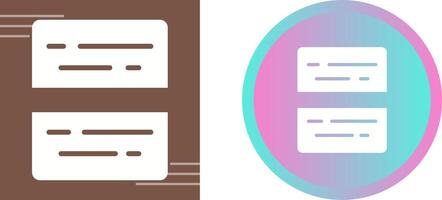 Document Split Vector Icon