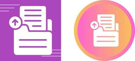 Document Upload Vector Icon