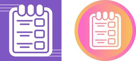 Task list with clipboard Vector Icon