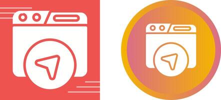Website Navigation Vector Icon