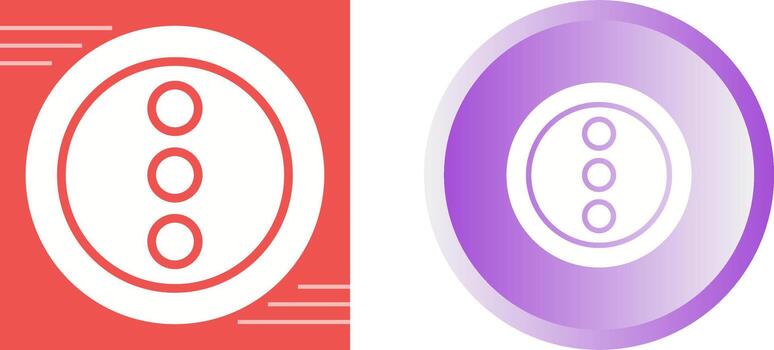 menú puntos vertical vector icono