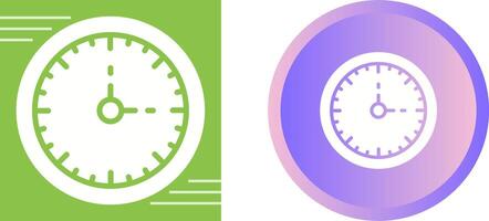 Clock Three Vector Icon