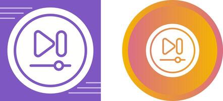 Video Next Track Button Vector Icon