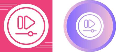 Video Fast Forward Button Vector Icon