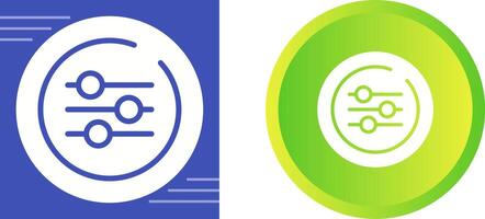 Equalizer Circle Vector Icon