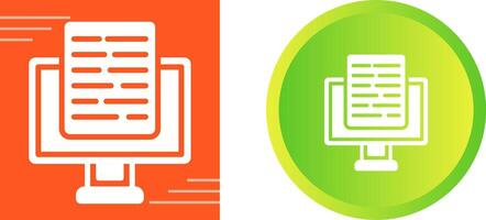 Document Presentation Vector Icon