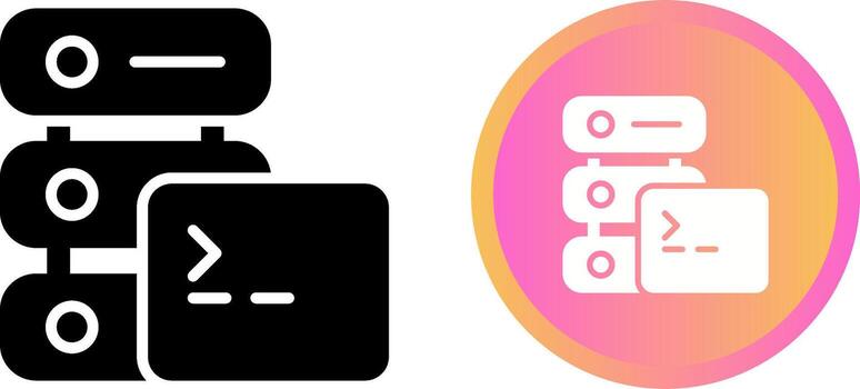 SSH Hosting Vector Icon