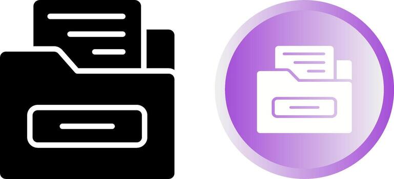 File Folder Vector Icon