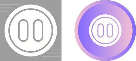 Pause Button Vector Icon