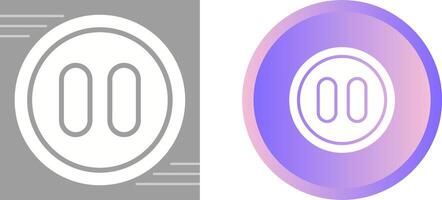 Pause Button Vector Icon