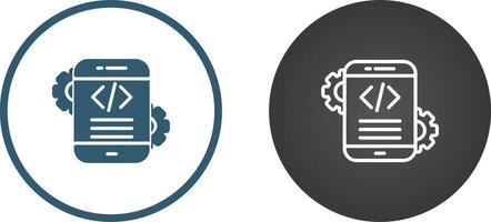 Mobile App Development Vector Icon
