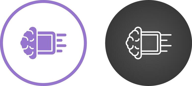 Machine Learning Vector Icon