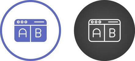 Multivariate Testing Vector Icon