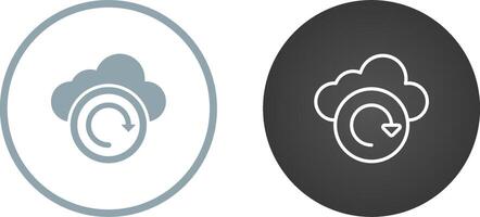 Cloud Backup Vector Icon